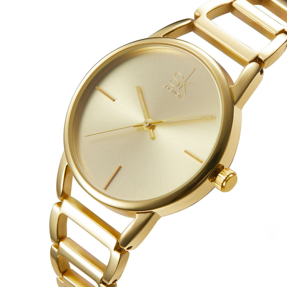 Elegant Gold Wrist Watch