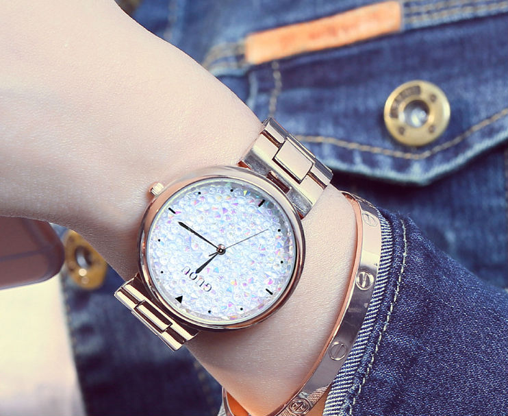 Diamond Dial Wrist Watch