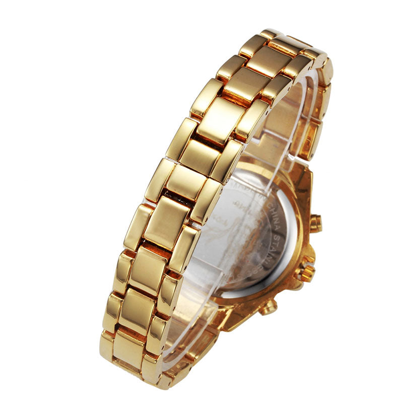 Luxurious Rhinestones Link Wrist Watch