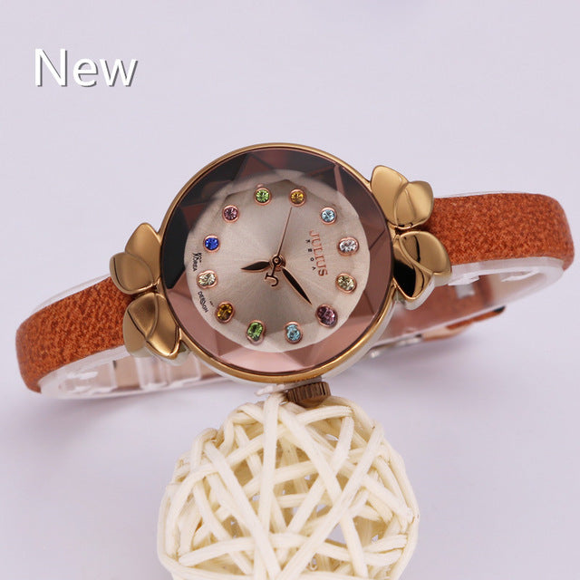 Crystals Butterfly Inspired Thin Watch